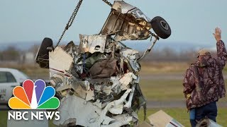 Skydivers Escape As Two Planes Collide  Archives  NBC News [upl. by Enaerb]