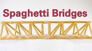 Spaghetti Bridges [upl. by Rekrap]