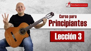 Curso de guitarra para principiantes Lección 3 ritmos y rasgueos para guitarra [upl. by Nata]