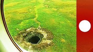 Mysterious giant crater discovered at worlds end in Siberia [upl. by Bern760]