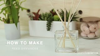 How to Make Reed Diffusers with Fragrance Oils  CandleScience Guide [upl. by Kendra]