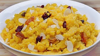 Mauritian Cuisine Easy Halwa Gréo Recipe  Halwa Suji Semolina [upl. by Eiliab]