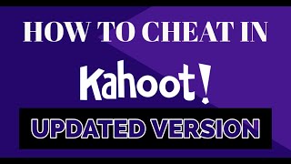 HOW TO CHEAT IN KAHOOT  WORKING IN EVERY SCHOOL  UPDATED WORKING 2021 [upl. by Trakas874]