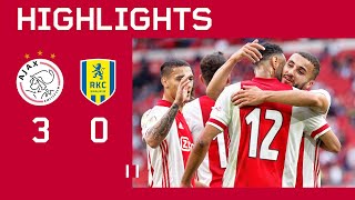 Highlights  Ajax  RKC Waalwijk  Eredivisie [upl. by Elsbeth]