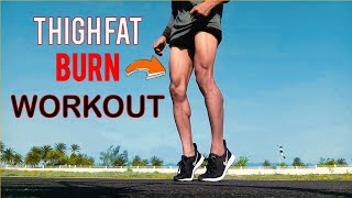 Burn THIGH FAT Workout To Slim Inner Thighs amp Legs Men And Women [upl. by Nywles]