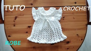 TUTO CROCHET Comment faire une robe 👍 ❤️ [upl. by Laing510]