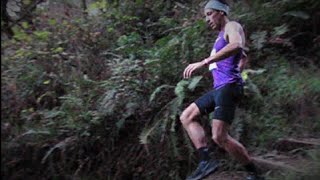 Downhill Trail Running Technique Analysis Varner down dipsea stairs [upl. by Elia]