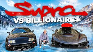 1000HP Supra terrorizing Billionaires Hypercarmeet in Switzerland [upl. by Seerdi]