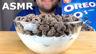 ASMR OREO BREAKFAST CEREAL WITH MILK ASMR MUKBANG EATING SOUNDS [upl. by Par]