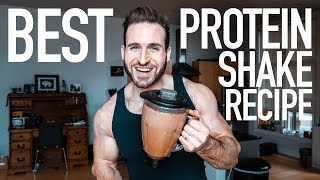 HOW TO MAKE A PROTEIN SHAKE  BEST CHOCOLATE PROTEIN SHAKE RECIPE [upl. by Aivart]