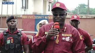 WATCH Amotekun Parades Suspected Criminals In Ondo [upl. by Ocko]