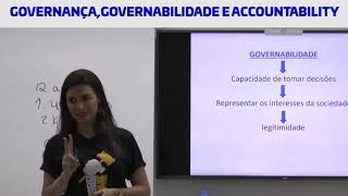 GOVERNANÇAGOVERNABILIDADE E ACCOUNTABILITY [upl. by Yelrahc]