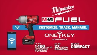 Milwaukee® M18 FUEL™ wONEKEY™ High Torque Impact Wrenches [upl. by Gayl]