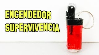 ✔ Como Hacer Un Encendedor de Supervivencia  How To Make a Lighter Survival [upl. by Enicnarf239]