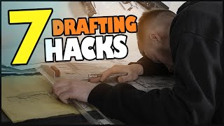 The 7 BIGGEST Drafting Hacks for Architecture Students – Tips to Improve Architectural Drafting [upl. by Elbys]