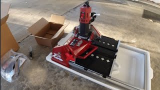 MK DIAMOND 370EXP Tile Saw Unboxing [upl. by Noremak272]