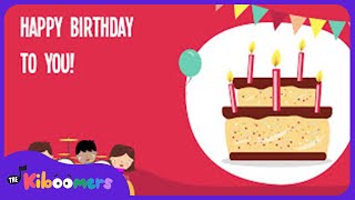 Happy Birthday To You Lyric Video  The Kiboomers Preschool Songs amp Nursery Rhymes [upl. by Eneluj506]