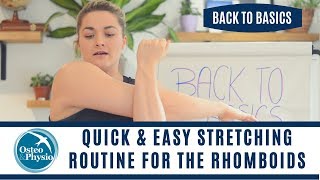 How to stretch your rhomboids properly [upl. by Theurich]