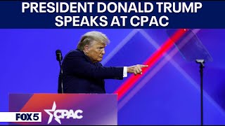 President Donald Trump speaks at CPAC [upl. by Nydnarb]