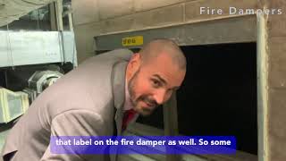 Fire Dampers  Inspection Testing and Maintenance [upl. by Orvah]