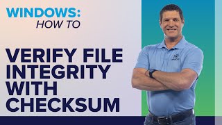 How to Verify File Integrity with Checksum using PowerShell [upl. by Thant320]