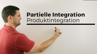 Partielle Integration Produktintegration Ablauf allgemein  Mathe by Daniel Jung [upl. by Yekram]