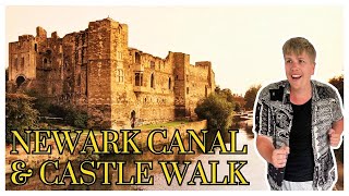 NEWARK CANAL amp CASTLE WALK 4K [upl. by Arukas]