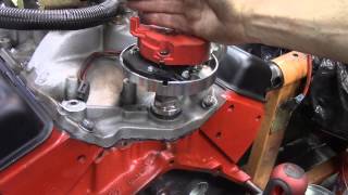 How to Install A distributor in a 350 Chevy [upl. by Analiese165]