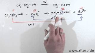 Übung Redoxreaktionen  Oxidation von Ethanol Variante A [upl. by Oicatsana]