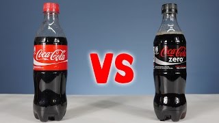 Experiment Coca Cola vs Coca Cola Zero [upl. by Colwen]