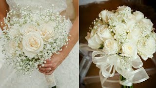 How to Arrange A Bridal Bouquet  DIY wedding bouquet  fresh flower bouquet for wedding [upl. by Roley935]