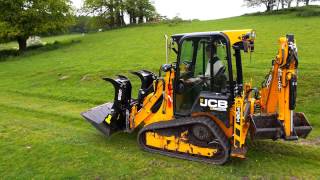 JCB 1CXT Backhoe Loader at work [upl. by Watanabe]