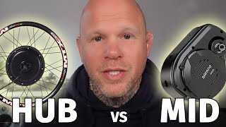 Which is best Hub vs Mid Drive Ebikes  DEBUNKING hubdrive HATERS [upl. by Ylrae]