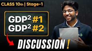 Class 10th GDP²  1 amp 2 Discussion 🔥  Shobhit Nirwan [upl. by Amre501]