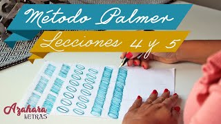 Método Palmer de Caligrafía en Español  Lecciones 4 y 5 [upl. by Stacia]