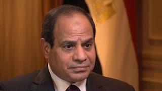 Egyptian President elSisi backs US attacks on ISIS [upl. by Egarton293]