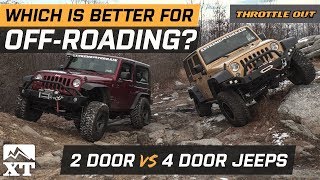 How To Choose The Right Jeep For OffRoading  Wrangler JK 2 Door vs 4 Door OffRoad Comparison [upl. by Torrie]