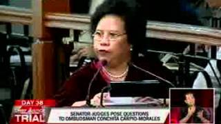 Santiago poses questions to Ombudsman Morales [upl. by Hnaht]