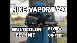 Nike Air VaporMax Flyknit MOC quotMulticolorquot Review amp OnFeet [upl. by Terr]