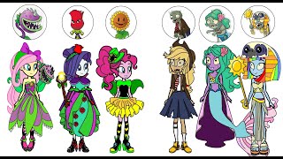 Plants vs Zombies game art Mlp paper custom [upl. by Suh]