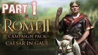 Lets Play Rome 2 Total War Caesar in Gallien German  HD Römer 1 [upl. by Nosloc954]