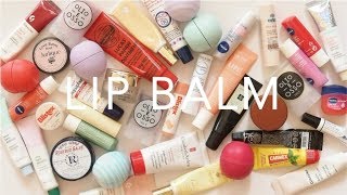 Product Pile Lip Balms  Drugstore and High End Collection [upl. by Dave]