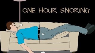 One Hour Snoring Sound Effect [upl. by Herrle]