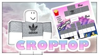 How to make a Realistic Croptop Shirt on ROBLOX Paintnet [upl. by Dreda]