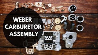 Weber DCOE Carburetor Assembly [upl. by Eldwun]