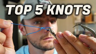 TOP 5 Knots You Should Know Beginners Guide to Fishing [upl. by Kisor876]