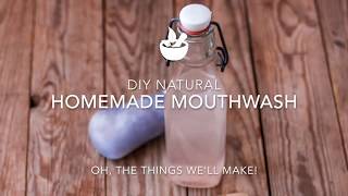 Natural DIY Mouthwash A dentists recipe [upl. by Stanwinn]