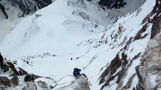 K2 quotBottleneckquot 8350 meters [upl. by Nolubez]