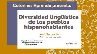 Diversidad lingüística pueblos hispanohablantes [upl. by Kilgore391]