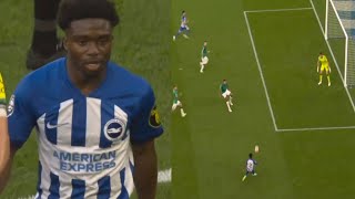 Tariq Lamptey’s Great Cameo Vs Newcastle [upl. by Nyroc]